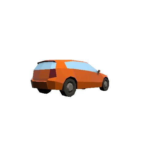 PaperCarsSUV2DayOrange Variant